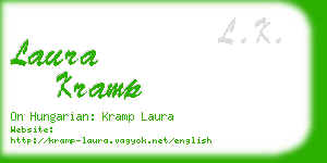 laura kramp business card